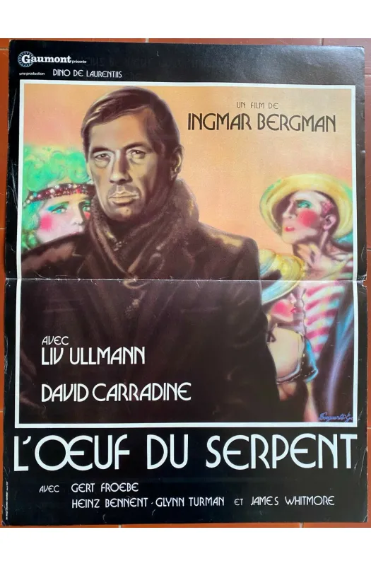 Bergman - L'oeuf du serpent - Affiche Originale