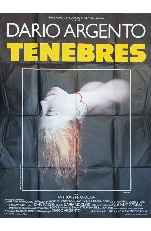 Tenebres - Affiche Originale 120x160cm