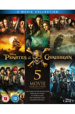 Pirates Of The Caribbean 1-5 Boxset