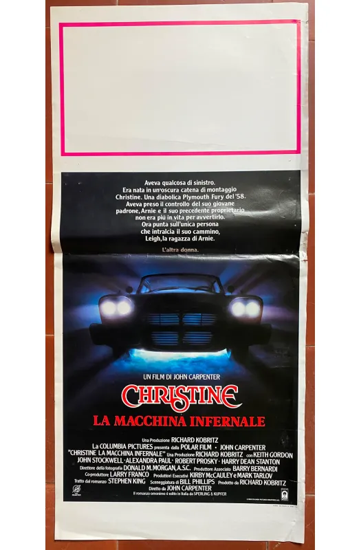 Christine (Stephen King) - 33 x 70- Affiche Originale