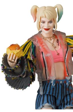 Birds Of Prey figurine MAF EX Harley Quinn Caution Tape Jacket Ver. 15 cm