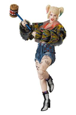 Birds Of Prey figurine MAF EX Harley Quinn Caution Tape Jacket Ver. 15 cm
