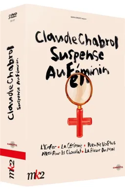 COFFRET CLAUDE CHABROL SUSPENSE AU FEMININ - 5 DVD