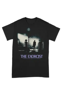 THE EXORCIST Poster Large Black T-Shirt
