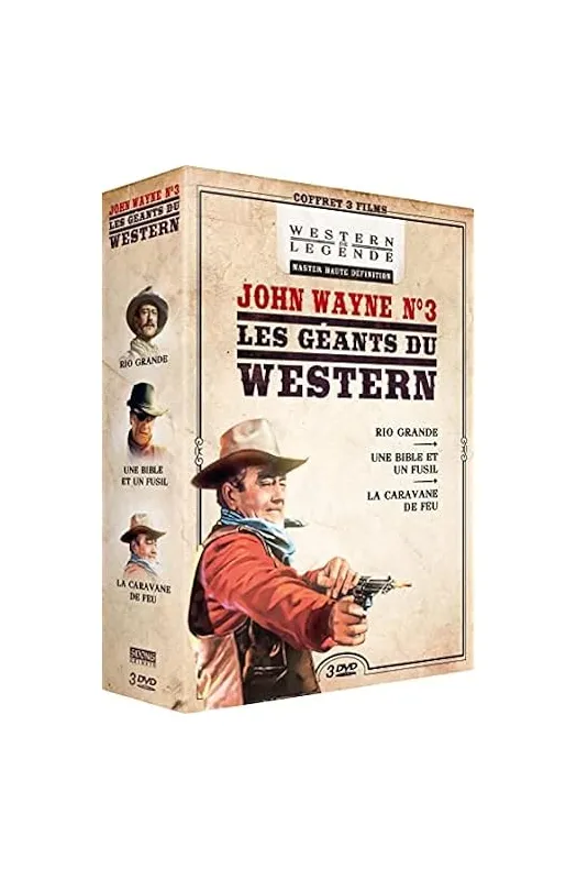 COFFRET JOHN WAYNE No3 - LES GEANTS DU WESTERN