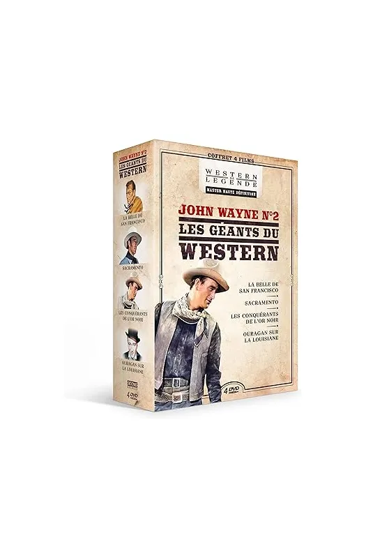 COFFRET JOHN WAYNE No2 - LES GEANTS DU WESTERN