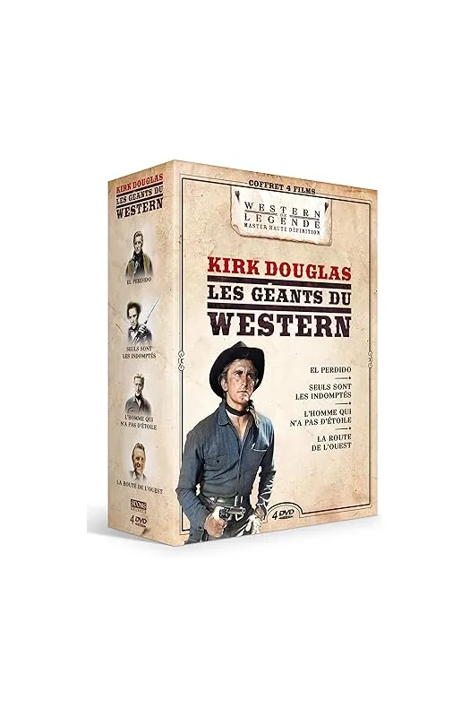 COFFRET KIRK DOUGLAS - LES GEANTS DU WESTERN -