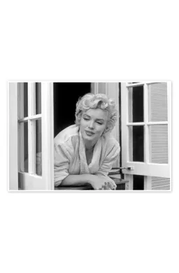 Photo Marilyn Monroe à la fenêtre