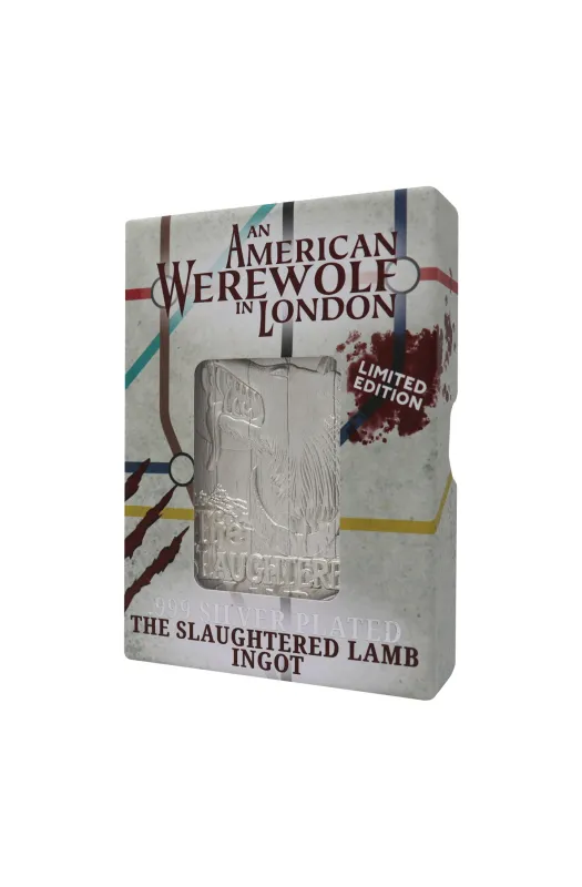 American Werewolf in London .999 Silver Plated Ingot