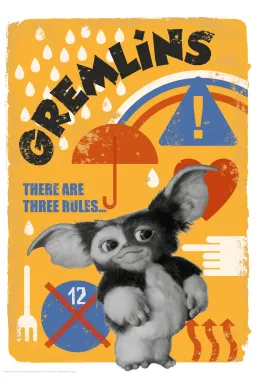 Gremlins 'There are Three Rules' Art Print