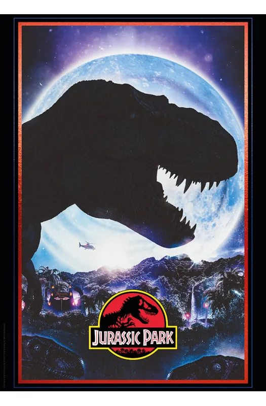 Jurassic Park Amblin Art Print