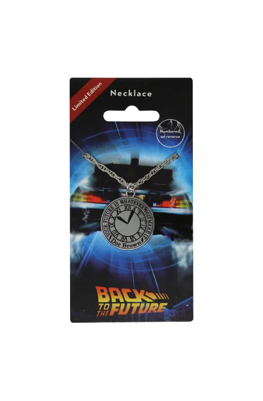 Back to the Future Clock Tower Necklace