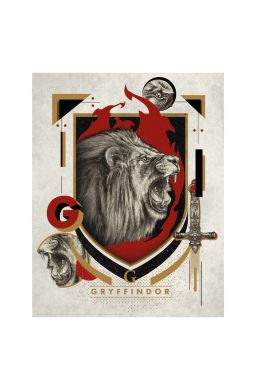 Harry Potter House Siegel - Gryffindor Art Print