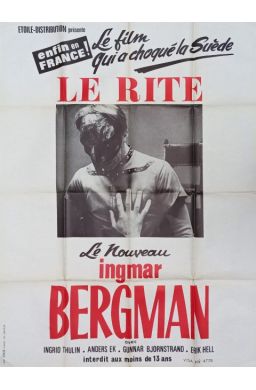 Rite - Ingmar Bergman - Affiche originale 120 x 160