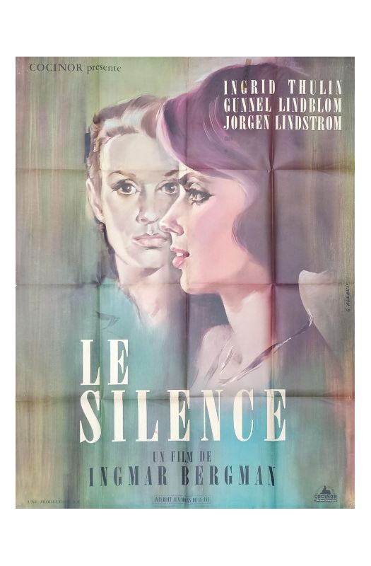 Silence - Tystnaden - Bergman - Affiche originale 120x160