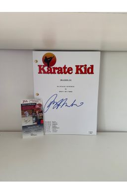 Script - The Karate kid - Ralph Macchio Signed with COA - 1984