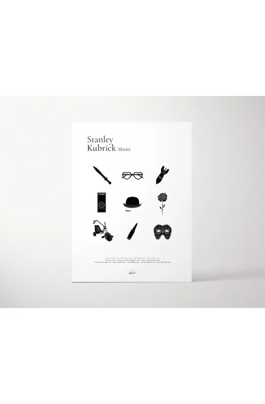 Stanley Kubrick Movies by French Pair - 30x40cm