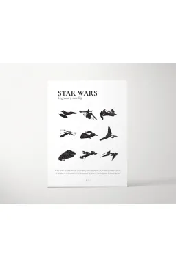 Star Wars Movies by French Pair - 30x40cm