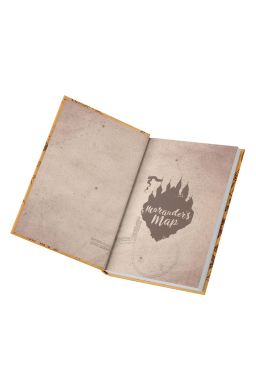 Harry Potter cahier lumineux Carte du Maraudeur
