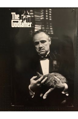 The Godfather - Affiche Vintage
