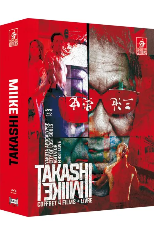 Takashi Miike - Coffret 4 films + livre : Agitator + The City of Lost Souls + First Love + Yakuza Apocalypse
