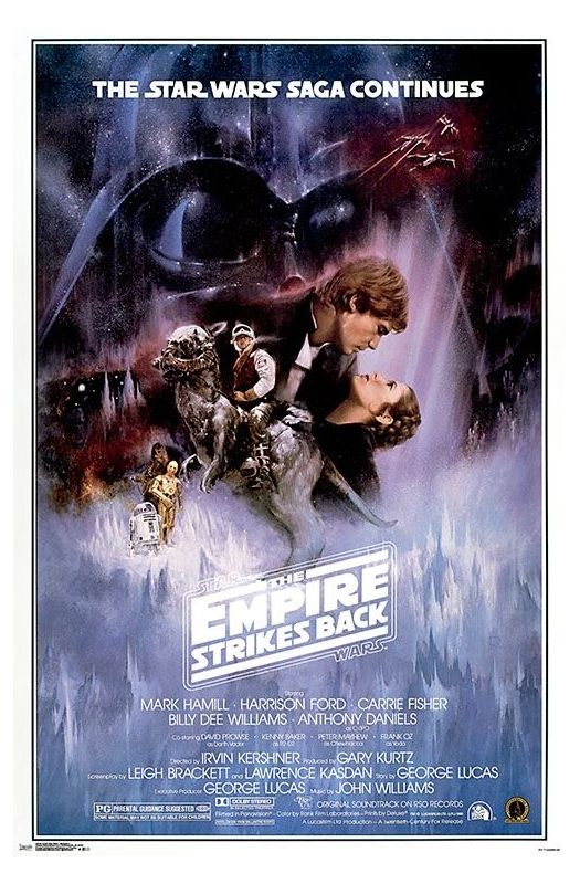 Star Wars Empire strikes back - Affiche 61 x 92cm