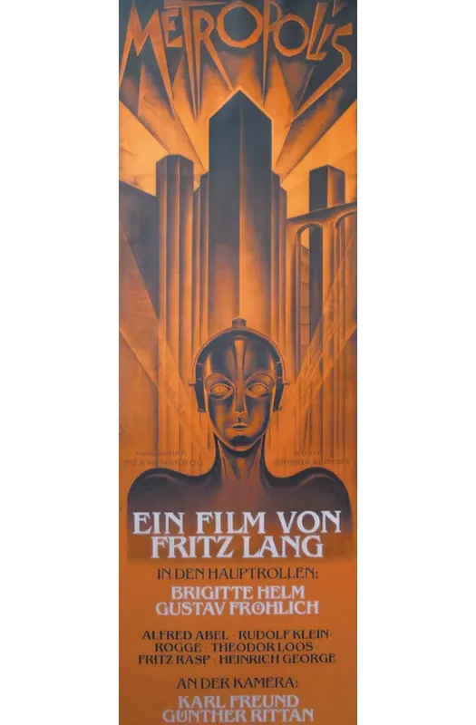 Metropolis Poster 157 X 51.5 cm