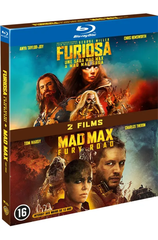 Mad Max : Fury Road + Furiosa : Une saga Mad Max (Pack) - Blu-ray (2024)