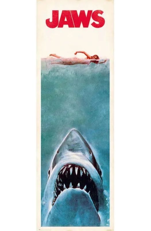 Poster Jaws 158 x 53 cm