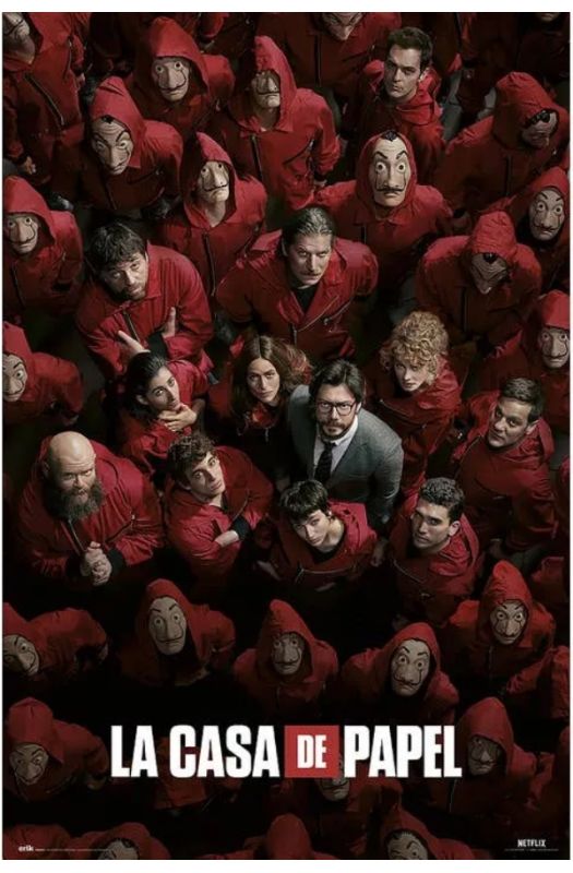 La Casa De Papel Poster 91.5 x 61 cm